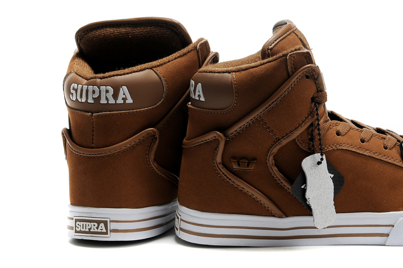 Supra Vaider Brown Suede Shoes | luzhiling